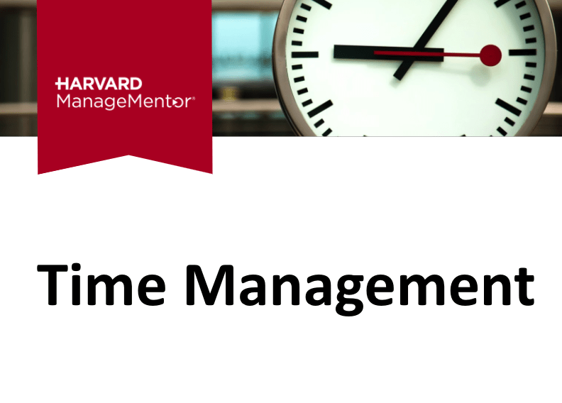 time-management-harvard-managementor